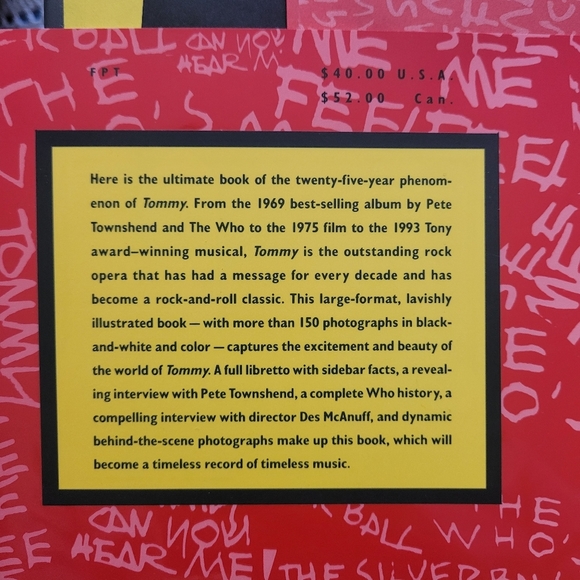 The Who's Tommy hardcover book - Picture 5 of 12